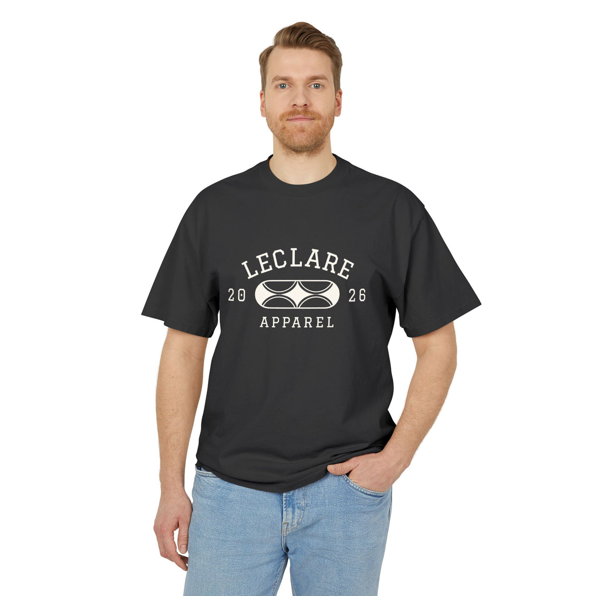 Leclare Sport-Style Heavy Faded Tee