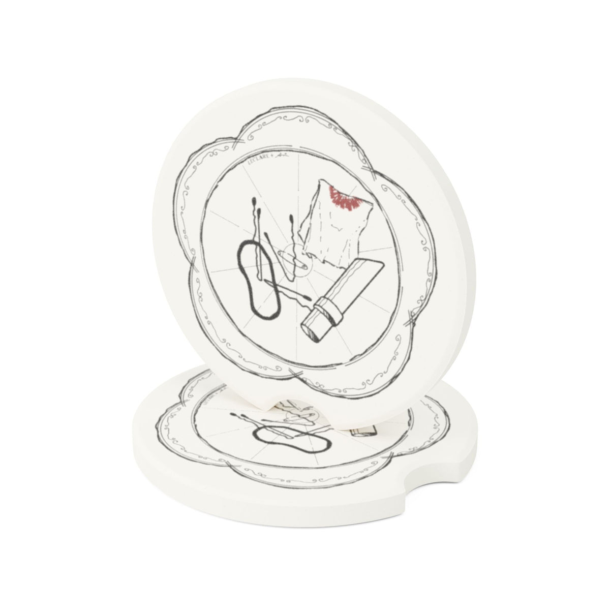 Little Things Soapstone Car Coaster