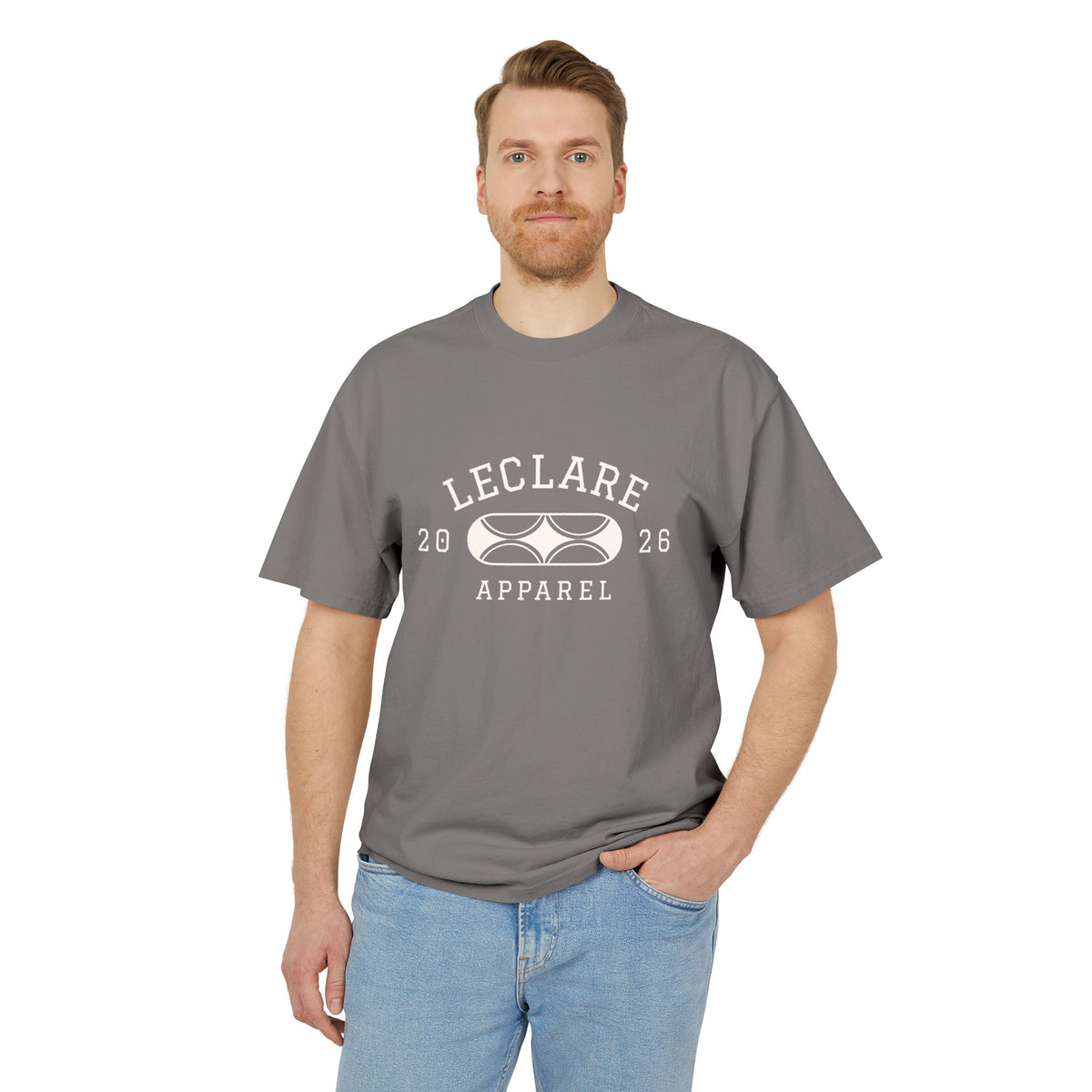 Leclare Sport-Style Heavy Faded Tee