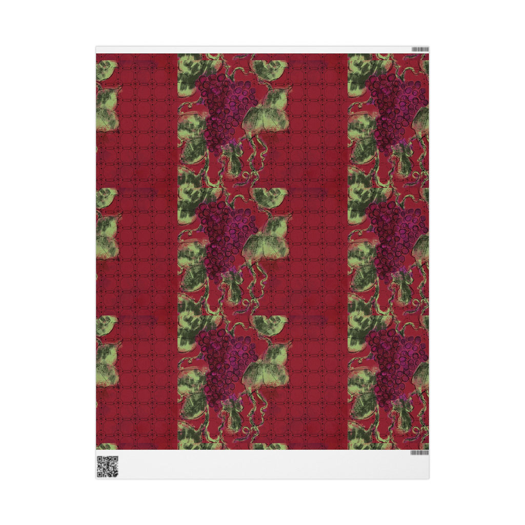 Tessera Red Wrapping Paper