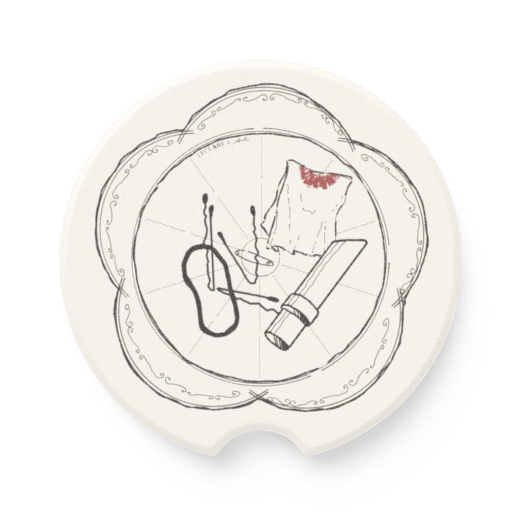 Little Things Soapstone Car Coaster