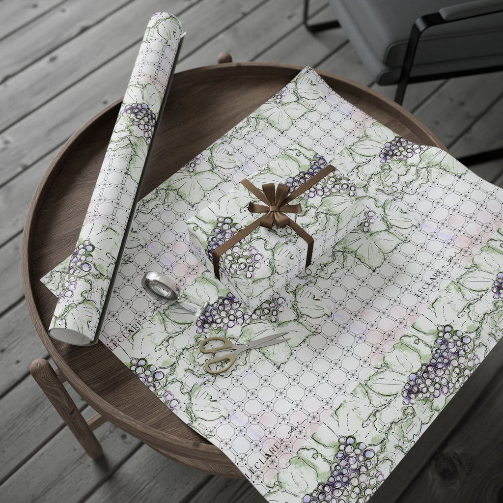Tessera White Wrapping Paper