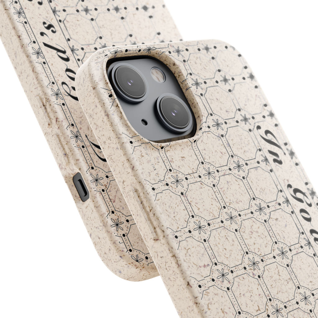 In God’s Hands Biodegradable Phone Case