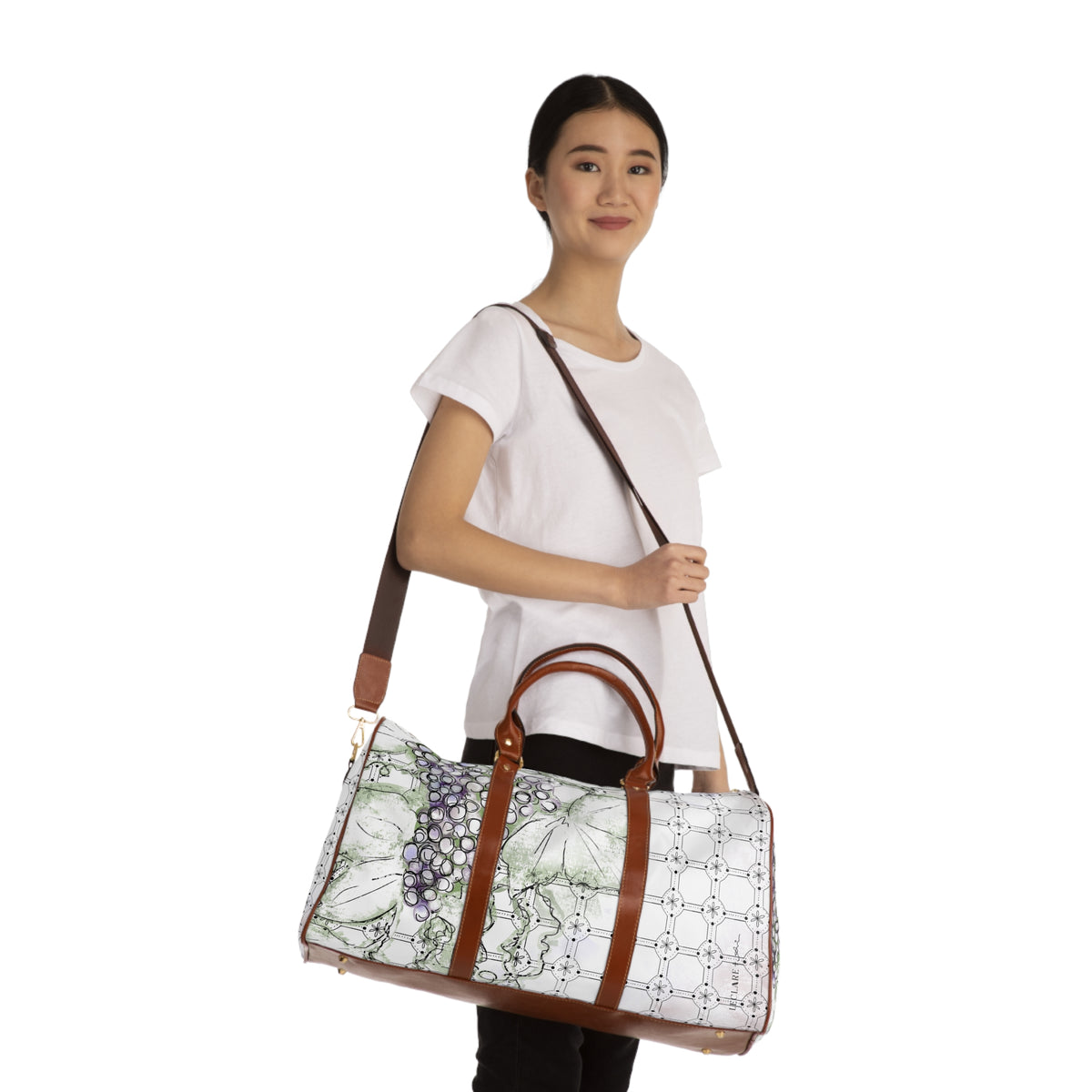 Tessera White Travel Bag (Waterproof)