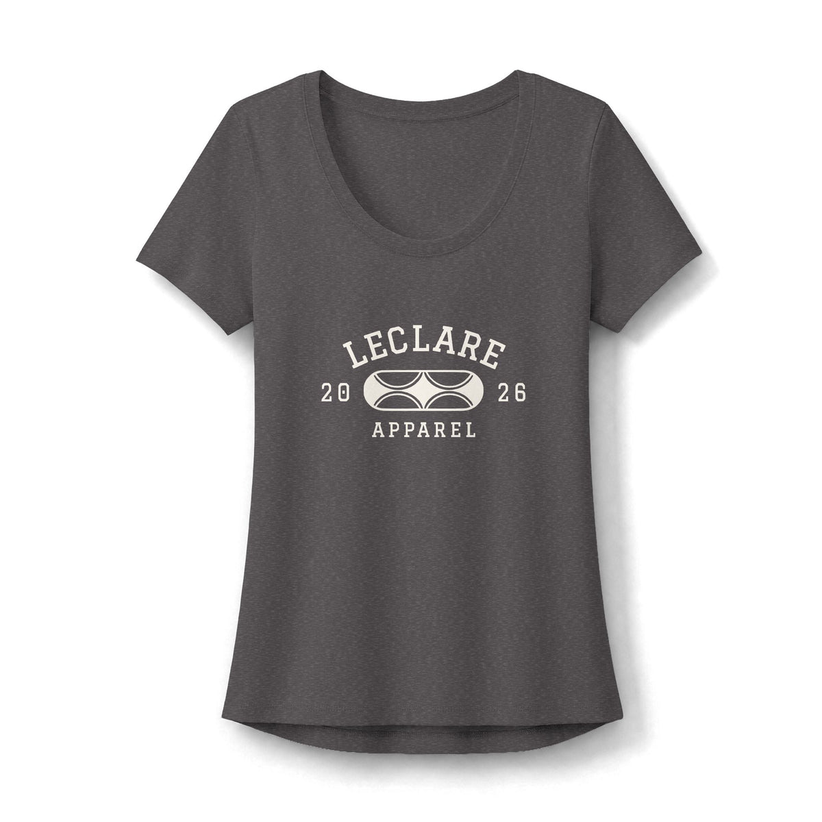 Leclare Sport-Style Scoop Neck Tee