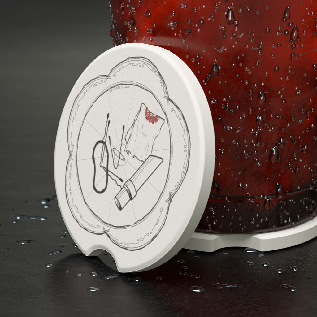 Little Things Soapstone Car Coaster