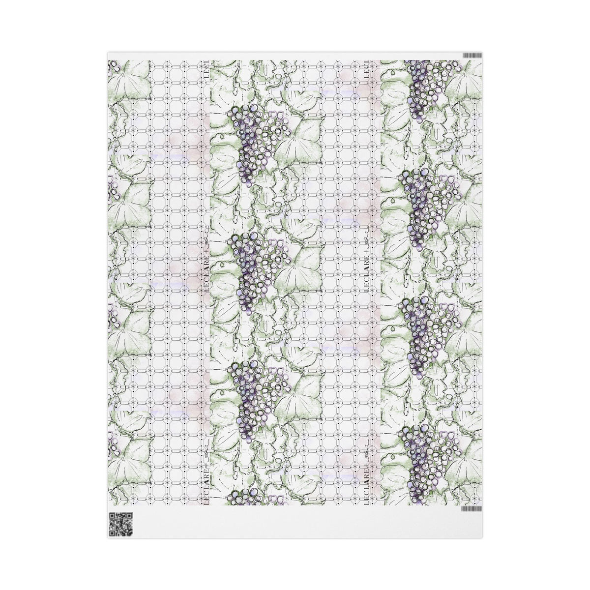 Tessera White Wrapping Paper