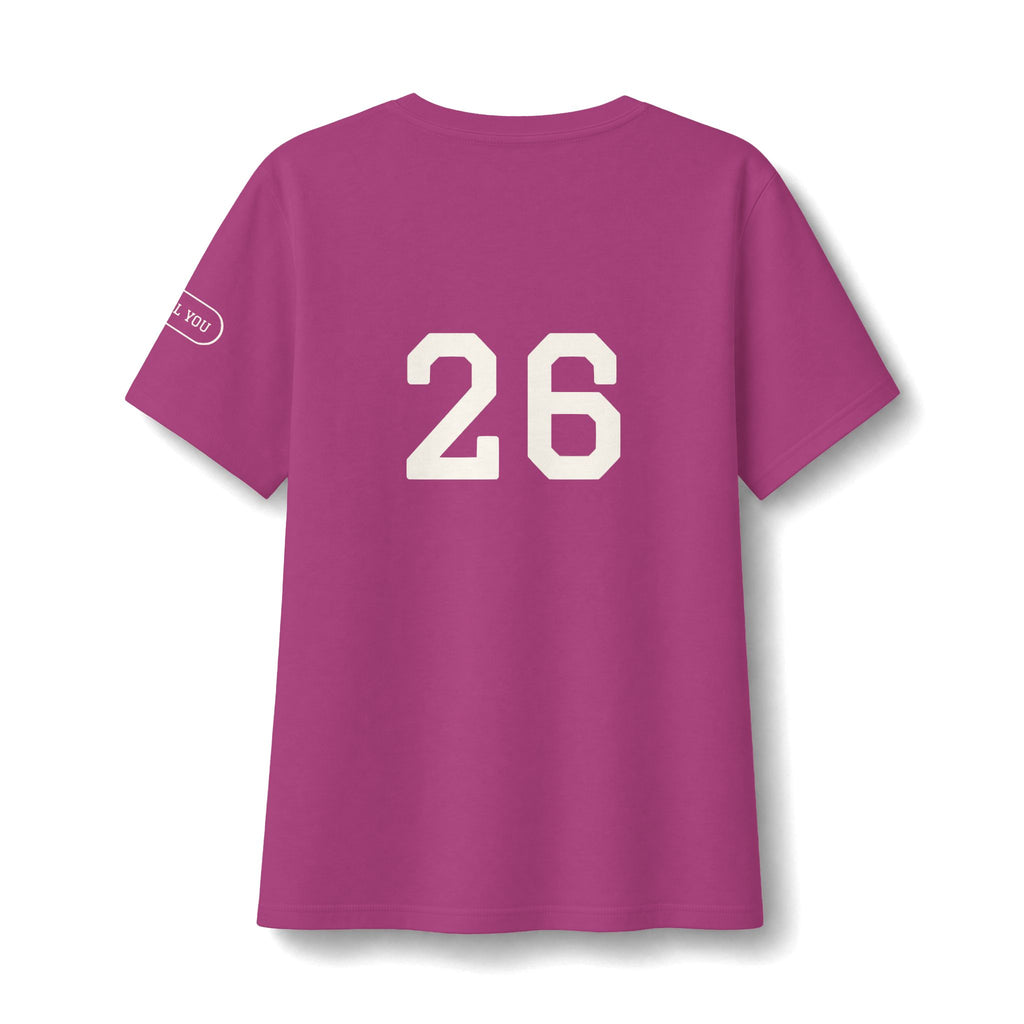 Leclare Sport-Style Jersey V-Neck