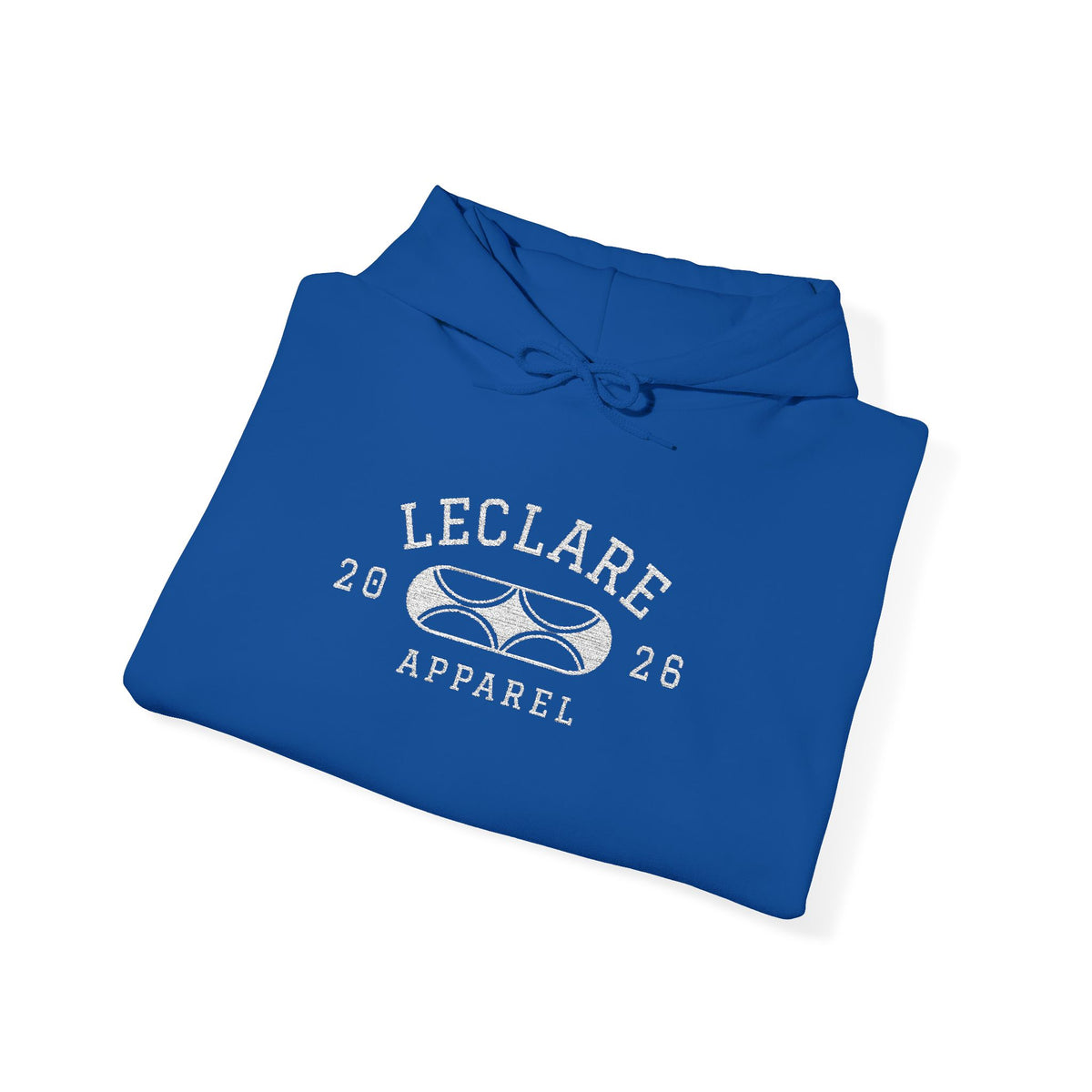 Leclare Sport-Style Hooded Sweatshirt (Embroidered)