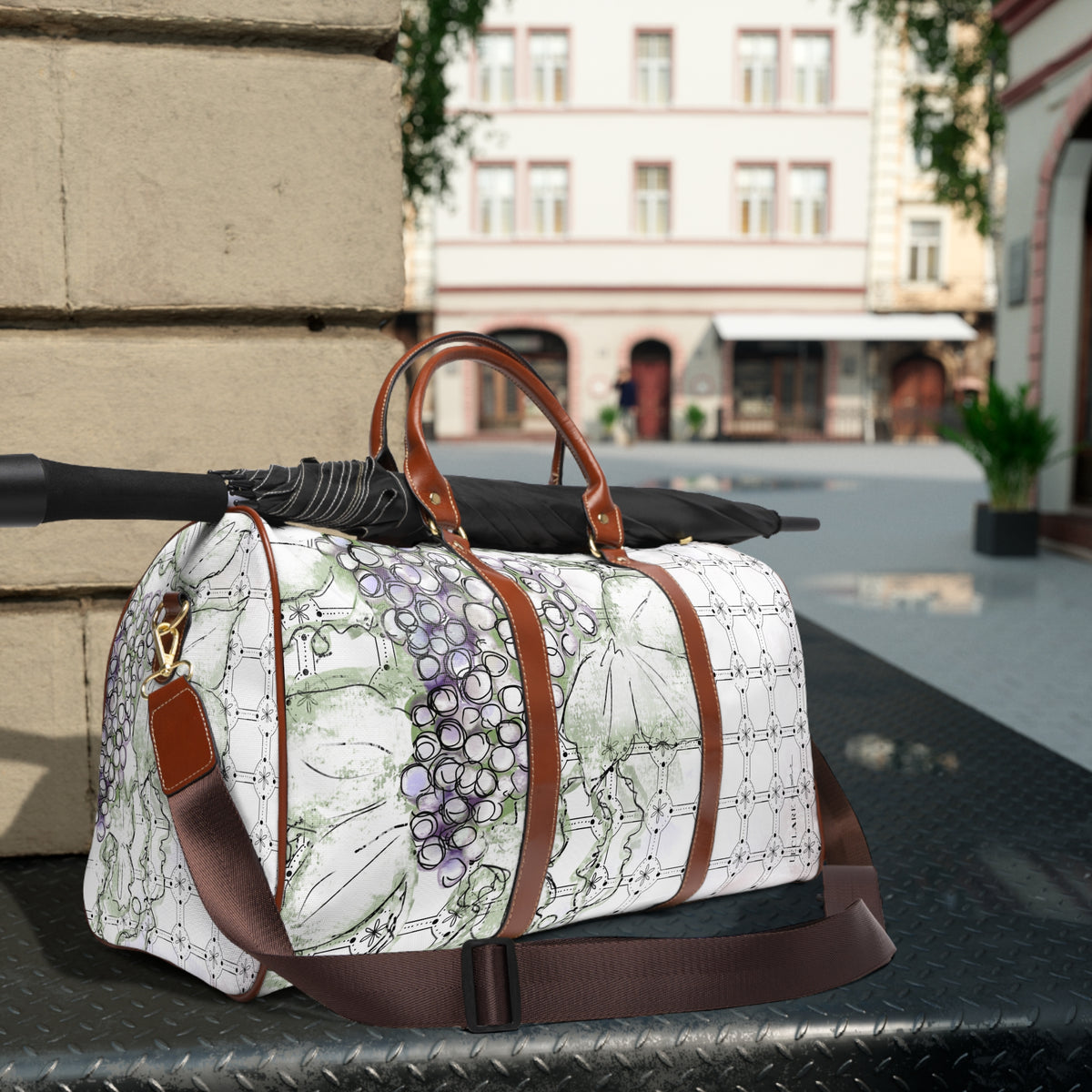 Tessera White Travel Bag (Waterproof)