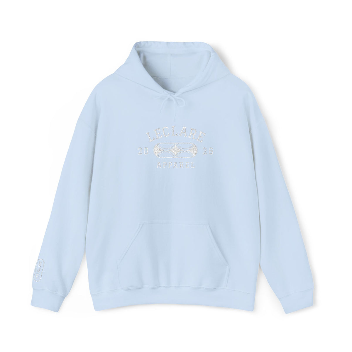 Leclare Sport-Style Hooded Sweatshirt (Embroidered)
