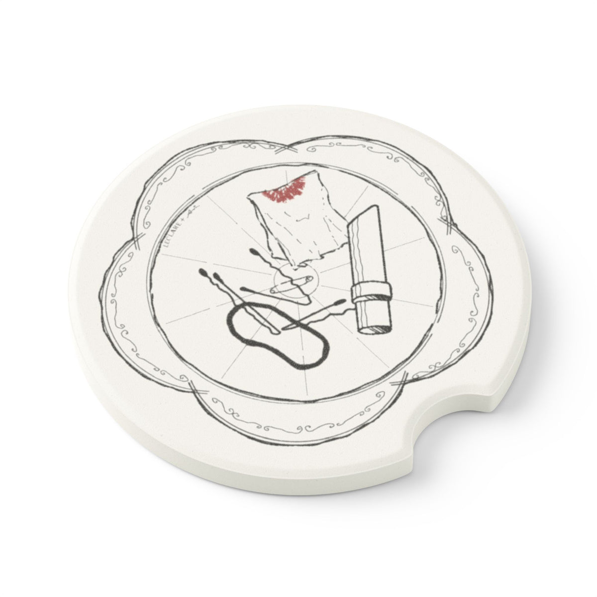 Little Things Soapstone Car Coaster