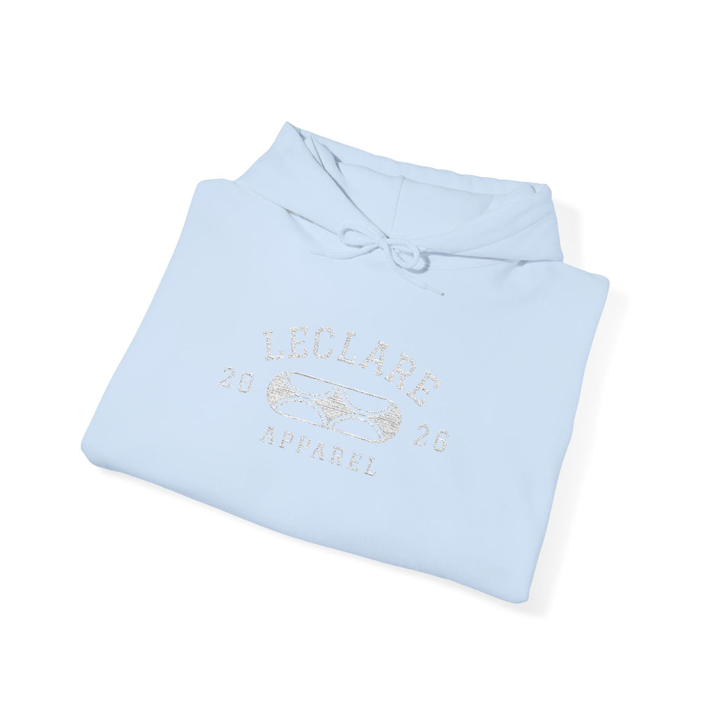 Leclare Sport-Style Hooded Sweatshirt (Embroidered)