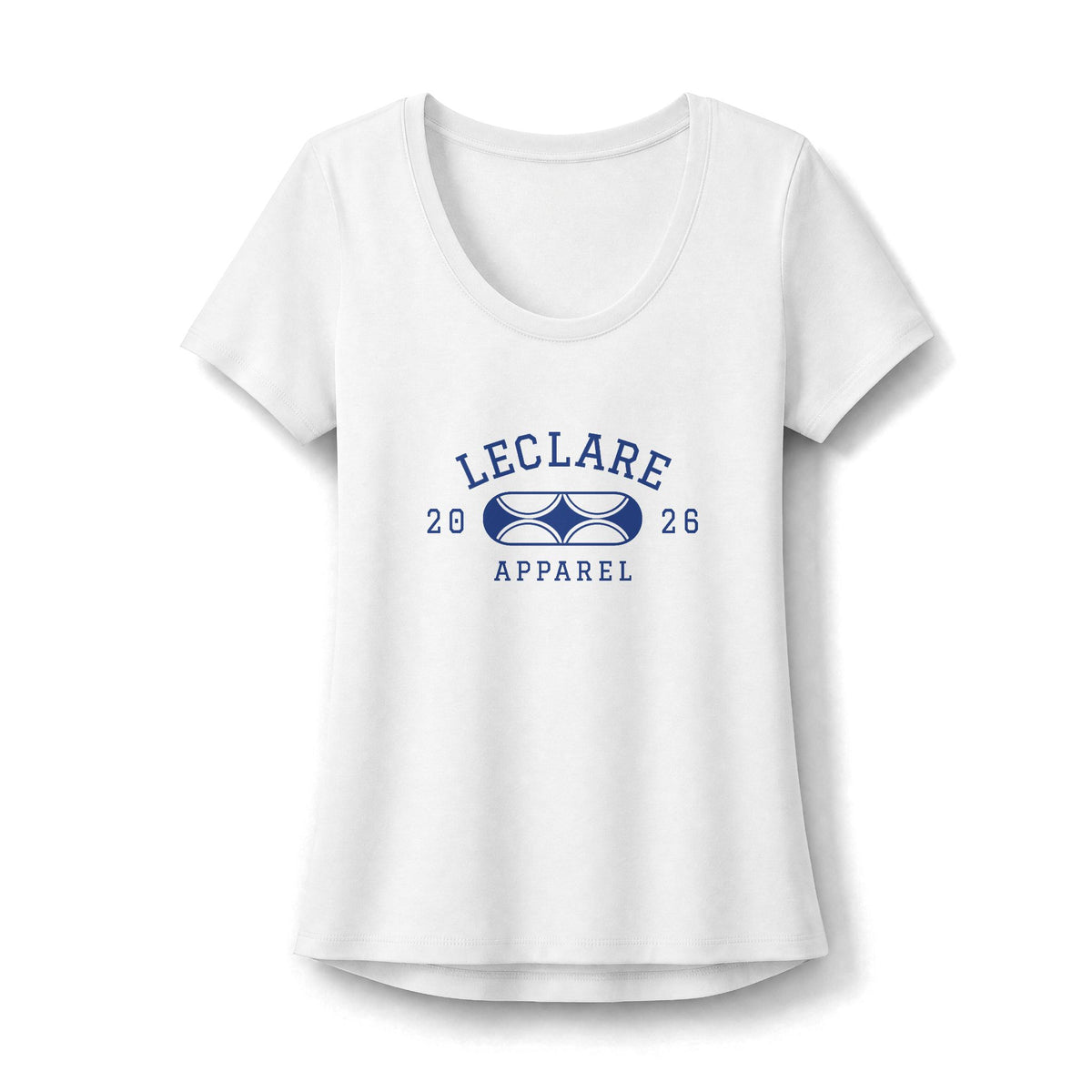 Leclare Sport-Style Scoop Neck Tee
