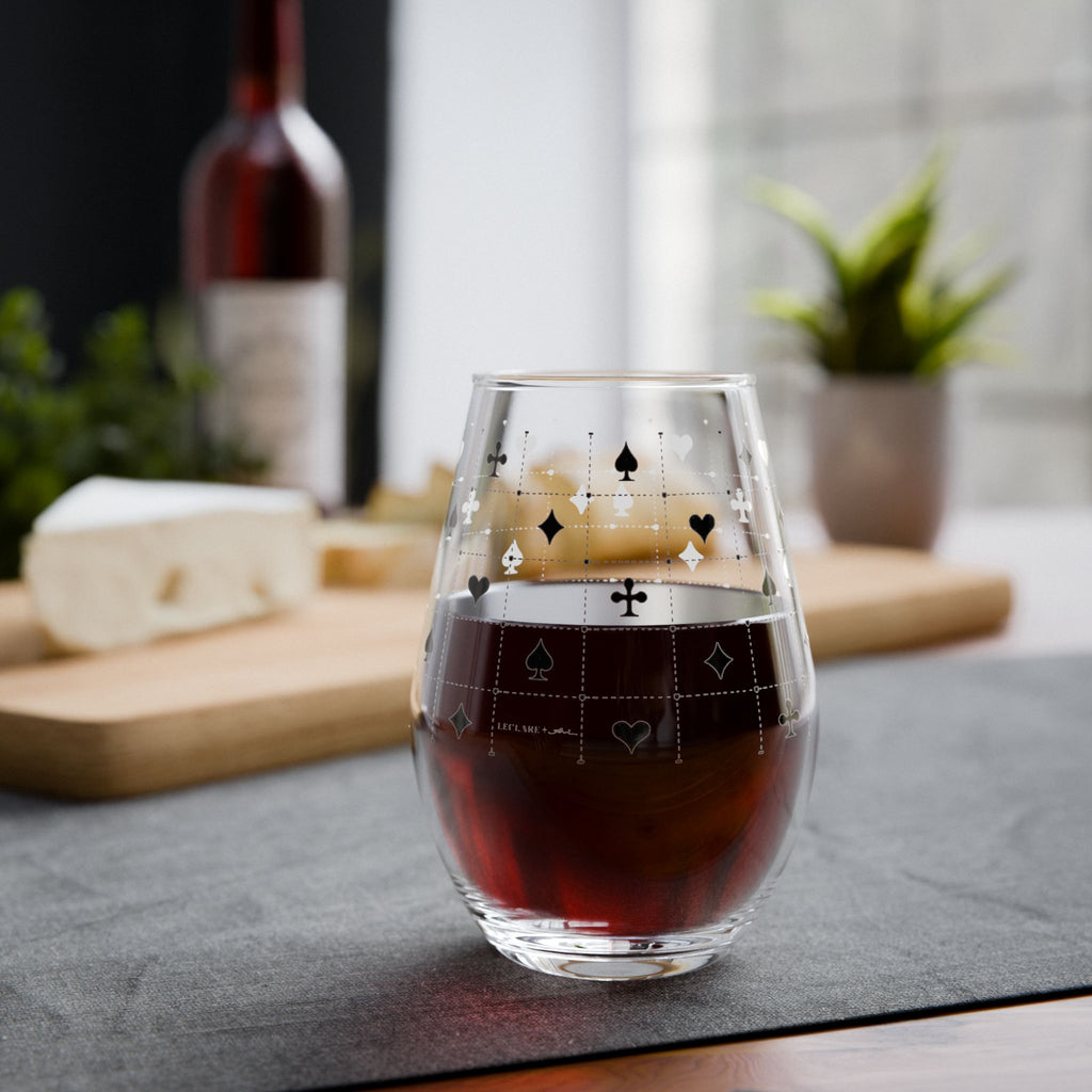 Gamble Stemless Wine Glass, 11.75oz