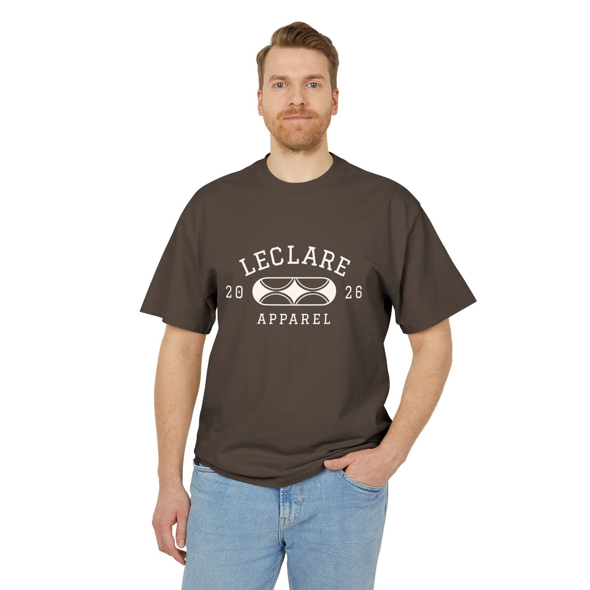 Leclare Sport-Style Heavy Faded Tee