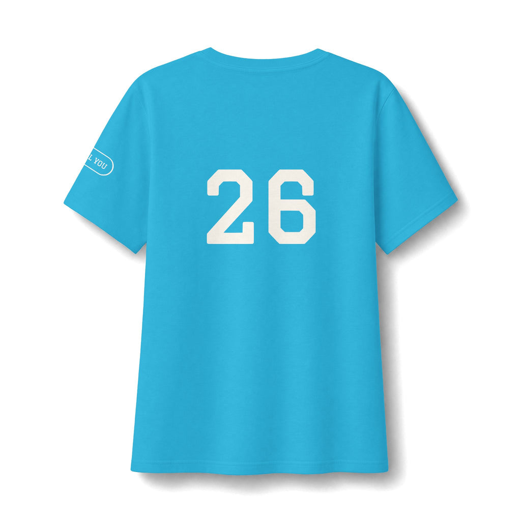 Leclare Sport-Style Jersey V-Neck